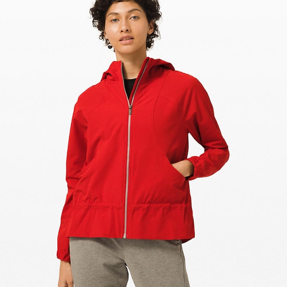 Lululemon Pack It Up Women’s Red Jacket Sz Med